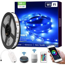 Ruban LED 30M, Bande LED Bluetooth RGB, Led Ruban Lumineuse Flexible  Multicolore avec Télécommande pour chambre, Bar, Cuisine, Mariage,  Fête?15M*2?