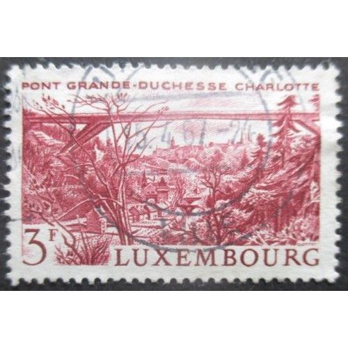 Luxembourg N°689 Pont Charlotte Oblitéré
