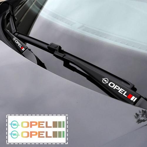 Autocollants D'essuie-Glace De Voiture Pour Opel Astra H G J Insignia Mokka Zafira Dehors Décor De Style Extérieur Accessoires De Style 2 Pièces