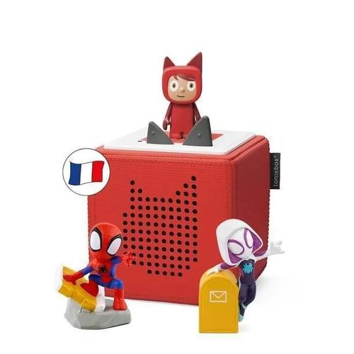 Tonies® - Coffret Toniebox Spidey Et Ses Amis Extraordinaires - Rouge - Boite À Histoire