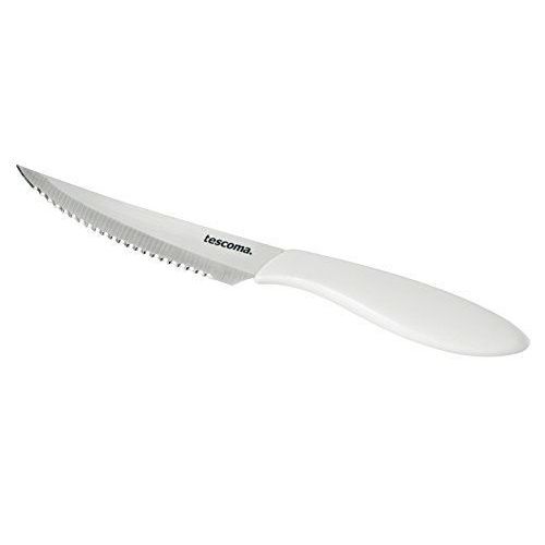 Tescoma 863056.11couteau À Steak, Acier Inoxydable, Blanc, 6unités