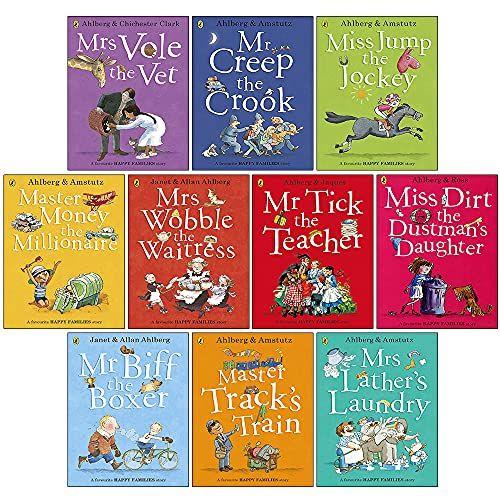 Happy Families Collection 10 Books Set - Allan Ahlberg
