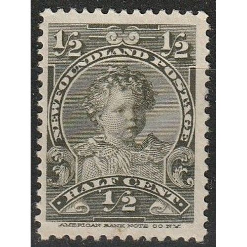 Timbre Oblitéré New Foundland (Terre-Neuve). Prince-Édouard 1897 N° 63