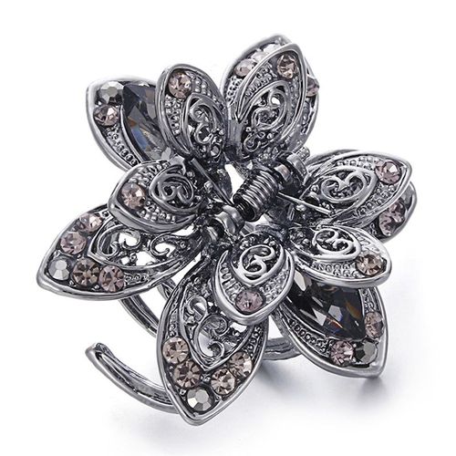Métal Magnifiques Cristaux Cheveux Accessoires Pour Femmes Strass Pince À Cheveux Épingles À Cheveux Pince À Cheveux Pinces Filles Coiffure Ornement 