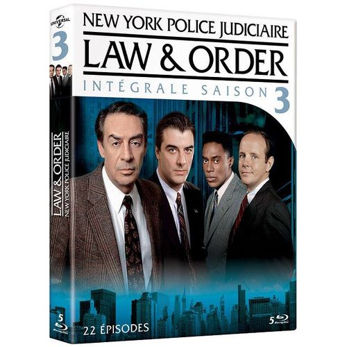 New York, Police Judiciaire (Law & Order) - Intégrale Saison 3 - Blu-Ray