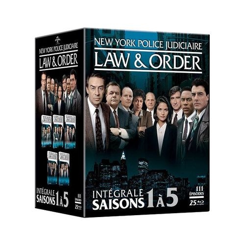 New York, Police Judiciaire (Law & Order) - Intégrale Saisons 1 À 5 - Blu-Ray