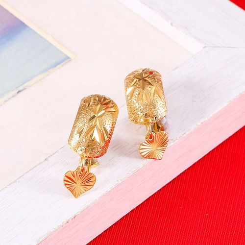 Boucles D'oreilles Nigérianes Éthiopiennes, Kenya, Ghana, Or Jaune, Boucles D'oreilles De Dubaï, Bijoux Arabes Et Moyen Orient, Cadeaux Pour Mamans