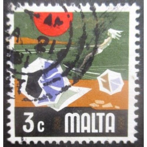 Malte N°466 Oblitéré