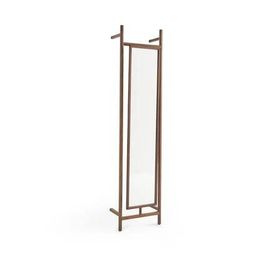 Am.Pm - Miroir Pivotant, Cadre En Noyer Pour Dressing Rory - Beige