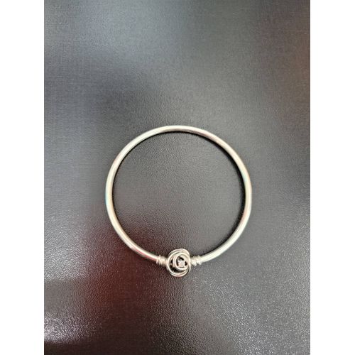 Bracelet Jonc Pandora Argenté Fleur