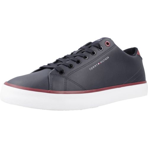 Tommy Hilfiger Th Hi Vulc Core Low Leather Ess Colour Bleu