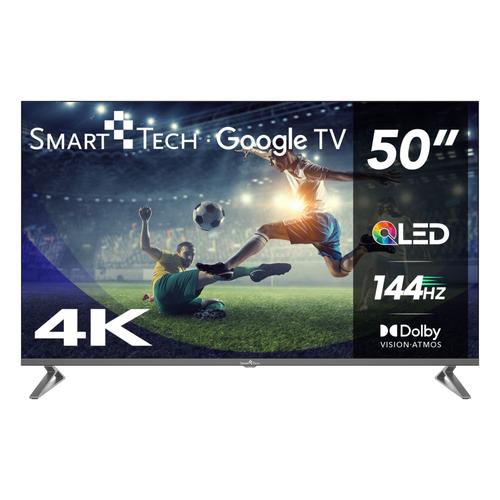 Smart Tech 50QG04G - 50" - TV QLED 144Hz 4K UHD (127 cm) Google TV - 4xHDMI - 2xUSB - Dolby Vision - Dolby Atmos-HDMI 2.1