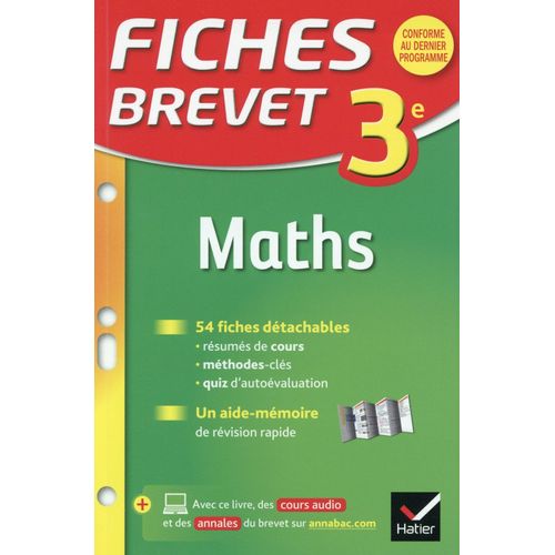 Fiches Brevet 3eme - Maths