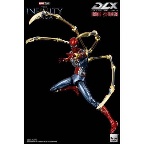 Infinity Saga - Figurine 1/12 Dlx Iron Spider 16 Cm