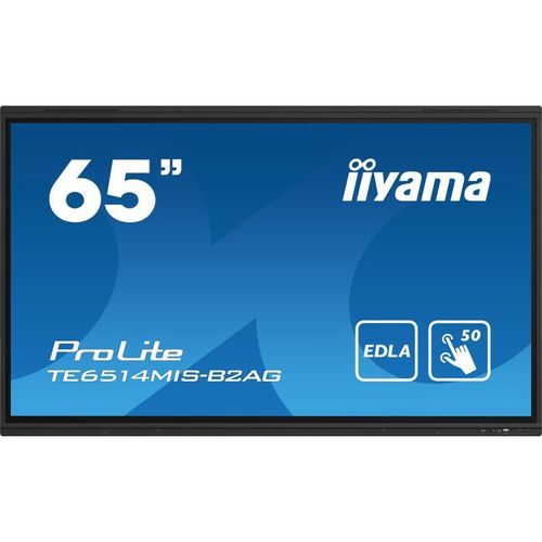 iiyama ProLite TE6514MIS-B2AG - Classe de diagonale 65" écran LCD rétro-éclairé par LED - signalétique numérique interactive - avec écran tactile (multi-touch) / ensemble de 8 microphones /...
