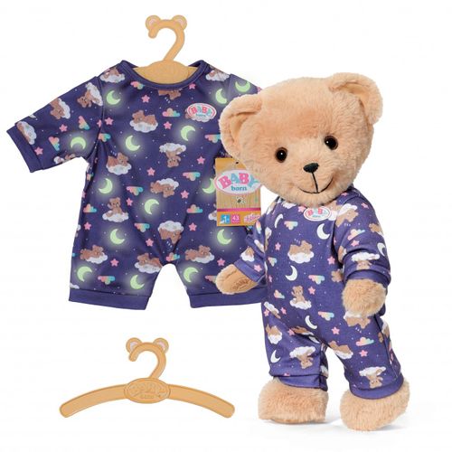 Zapf Baby Born Teddy Schlafanzug Glow In The Dark