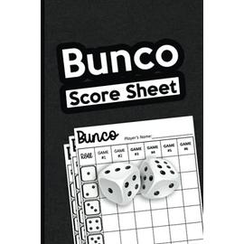 Bunco Score Sheet: 130 Large Bunco Score Pads For Scorekeeping, Bunco ...