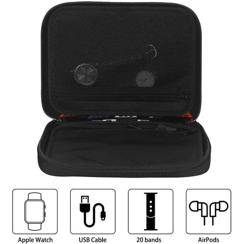 Rangement Bracelet Montre, Organisateur De Bracelet De Montre Nylon Tient 20bracelets De Montre Étanche Étui De Rangement Pour Bracelet De Montre