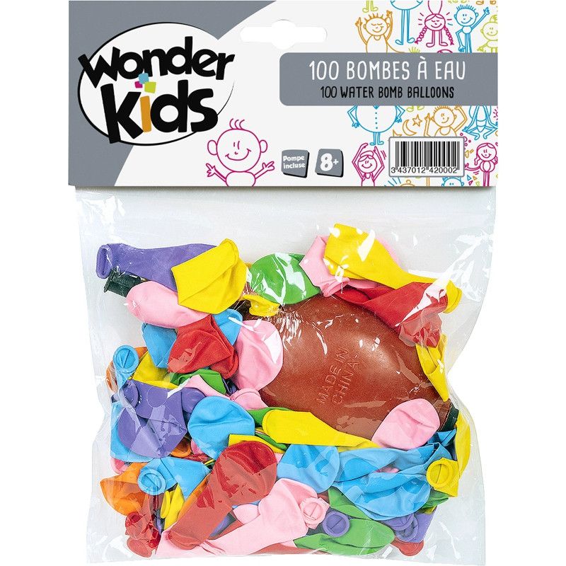 100 Bombes A Eau + Pompe