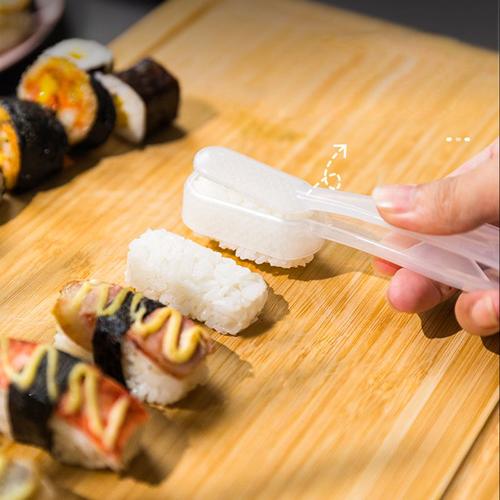 Moule ¿¿ sushi Onigiri fabricant de boules de riz navire de guerre moule ¿¿  sushi Bento boule de riz ovale faisant le petit d¿¿jeuner accessoires de  cuisine Kit de Sushi facile