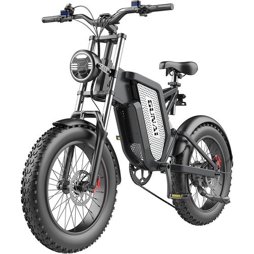 Vélo De Montagne Électrique Gunai Mx25 À Double Suspension 20 Pouces Vélo Électrique Tout-Terrain Avec Gaz 48v25ah