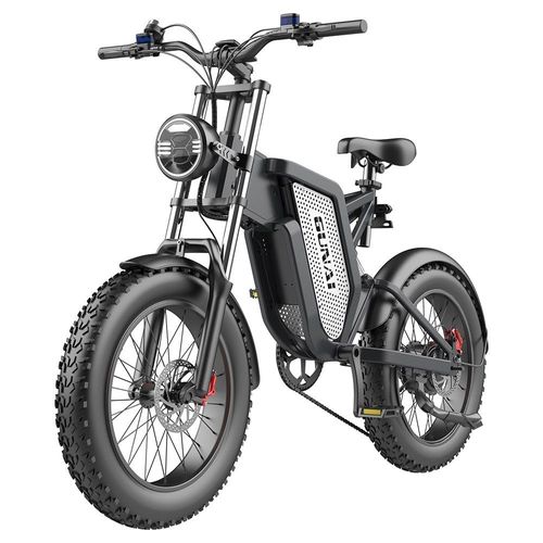 Vélo De Montagne Électrique Gunai Mx25 20 X 4,0 Pouces Pneus Larges Moteur Sans Balais 1000 W Vitesse Maximale 50 Km/H Batterie 48 V 25 Ah Shimano 7 Vitesses Autonomie De 75 Km