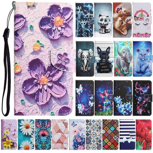 Coque À Rabat En Cuir À Motif Floral Pour Apple Pour Iphone 12 Mini Pro Max 12pro 12 Mini 12pm