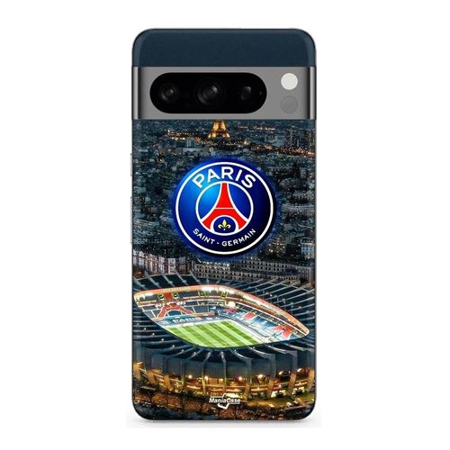 Coque Google Pixel 8a Pro Psg Logo Stade Nuit Tour Eiffel