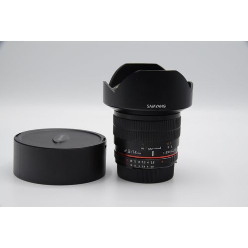 Objectif photo grand Angle SAMYANG f/2.8 14 mm ED AS IF