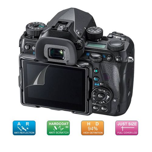(6 pièces,3 pack) Film de protection LCD écran protecteur avec écran LCD supérieur pour Ricoh Pentax K-1/K1 Mark II appareil photo numérique
