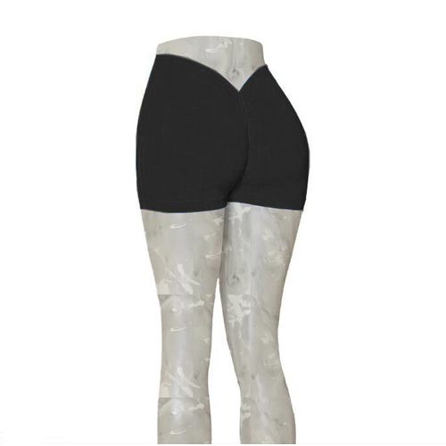 Short De Yoga Taille Haute En Nylon Pour Femme,Vêtements De Sport,Fitness,Entraînement,Gym,Course À Pied,Leggings Froissés,Fjjogging,2024