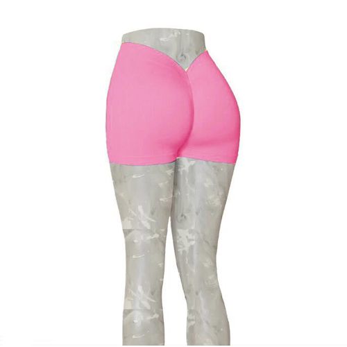 Short De Yoga Taille Haute En Nylon Pour Femme,Vêtements De Sport,Fitness,Entraînement,Gym,Course À Pied,Leggings Froissés,Fjjogging,2024