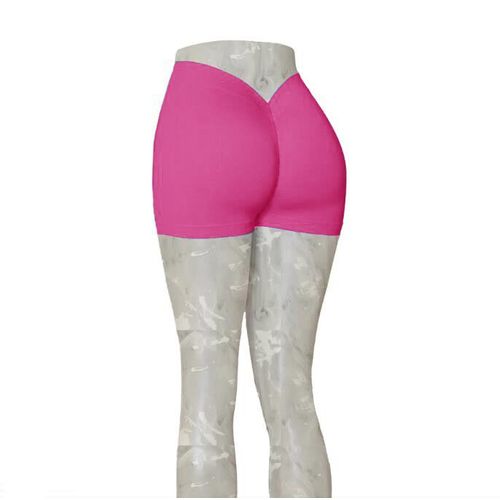 Short De Yoga Taille Haute En Nylon Pour Femme,Vêtements De Sport,Fitness,Entraînement,Gym,Course À Pied,Leggings Froissés,Fjjogging,2024
