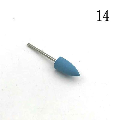 Polisseuse Dentaire En Caoutchouc Et Silicone,Foret À Ongles,Accessoires De Perceuse,Outils De Polissage Des Pieds,1 Pièce #E 
