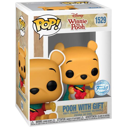Figurine Funko Pop - Winnie L'ourson [Disney] N°1529 - Winnie Avec Cadeau