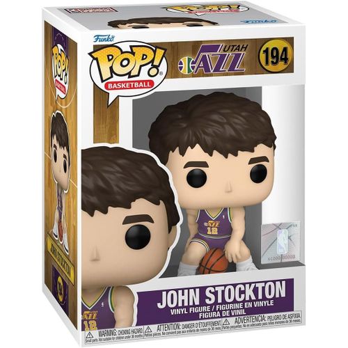 Nba Legends - Figurine Pop! Utah Jazz: John Stockton (Rookie Season) 9 Cm