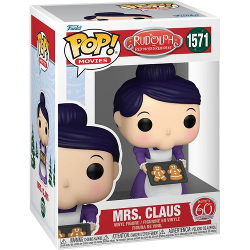 Rudolph Le Petit Renne Au Nez Rouge - Figurine Pop! Mrs. Claus 9 Cm