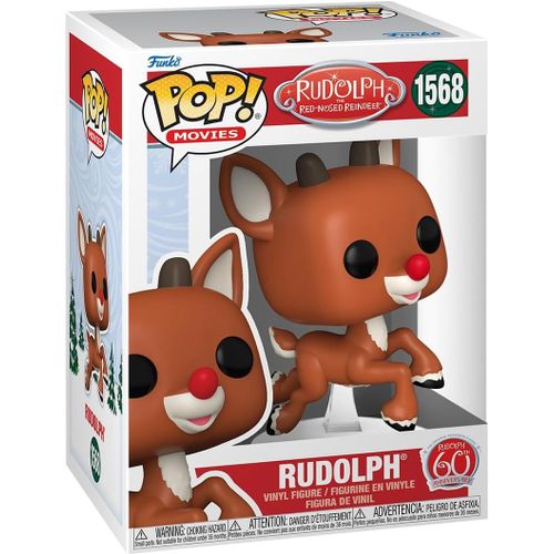 Rudolph Le Petit Renne Au Nez Rouge - Figurine Pop! Rudolph (Volant) 9 Cm