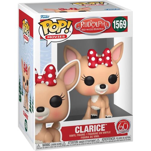 Rudolph Le Petit Renne Au Nez Rouge - Figurine Pop! Clarice 9 Cm