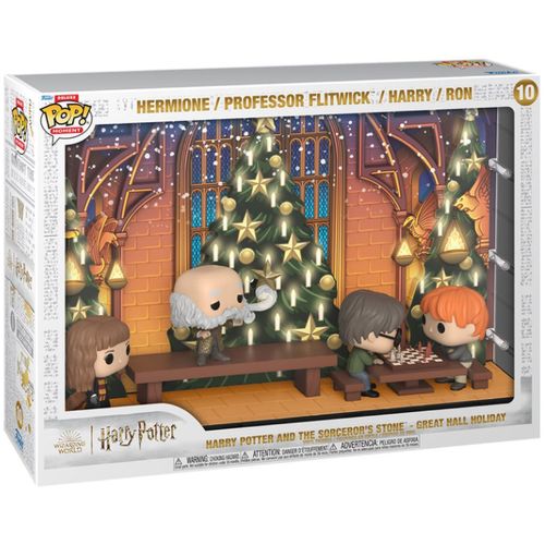 Figurine Funko Pop - Harry Potter N°10 - Harry Potter And The Sorceror's Stone - Great Hall Holiday - Moment Deluxe (76561)
