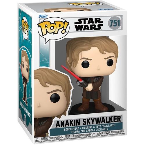 Figurine Funko Pop - Star Wars : Ahsoka (Série Tv) N°751 - Anakin Avec Sabre Laser Rouge (83763)