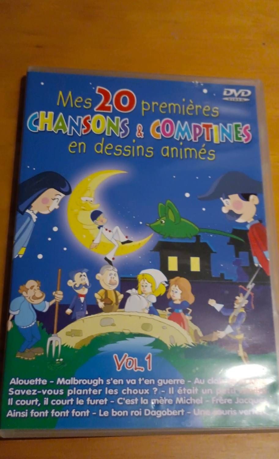 DVD MES 20 PREMIERES CHANSONS ET COMPTINES EN DESSINS ANIMES