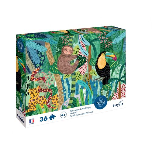 Calypto By Sentosphere Puzzle 36 Pièces - Animaux D'amérique Du Sud