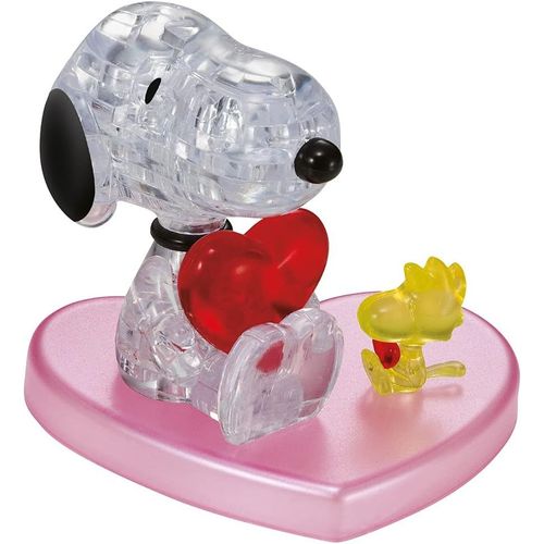 Puzzle 3d Crystal Snoopy In Love - 59184 -