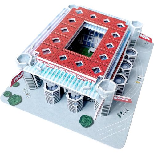 Mini San Siro Stadium Puzzle 3d - Puzzle-Stade 3d - Petit Stade De Football 3d Pour Les Enfants Et Les Adultes - Mini Modèle De Stade De Football - Maquette De Construction - 49 Éléments