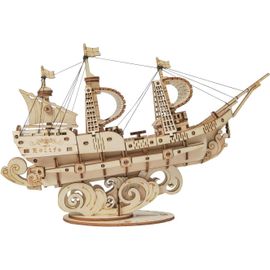 Bateau À Voile Puzzle 3d Maquette Bois,Modélisme Pour Adultes À Construire,Décoration Du Bureau De La Maison Idée De Cadeau De Noël Tg305