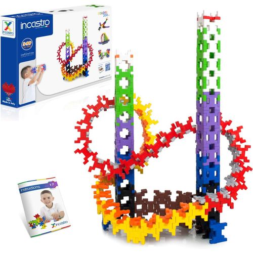 Couleurs 200 Jeu De Construction, Unique Brique, Jeux Éducatifs Pour Enfants 5,6,7,8,9,10,11 Ans, Inspiré Par La Méthode Montessori, Puzzle 3d, Multicolore, 042