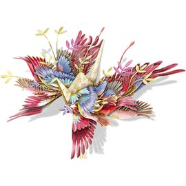 Puzzle 3d Metal 12 Constellations, Puzzle 3d Maquette Thousand Paper Cranes De Acier Inoxydable 304, Maquette Metal, Cadeau D'anniversaire Pour 3d Puzzle Adulte, 55 Pièces (Vierge)
