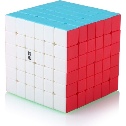 Speed Cube 6x6 6x6x6 Stickerless Magic Puzzle Cube De Vitesse Magique Cadeau De Vacances Pour Enfants Adultes (Sans Autocollant)