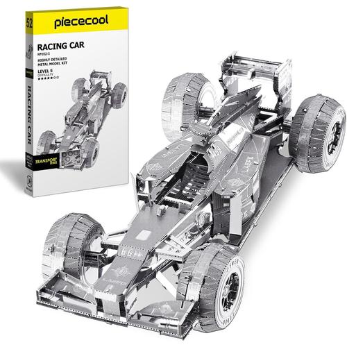 Puzzle 3d Metal Modèle Formule Voiture, Maquette Modèles De Voitures Inoxydable 430 Laiton, Restauration 100%, Maquette Metal, Cadeau D'anniversaire Pour 3d Puzzle Adulte, 69 Pièces